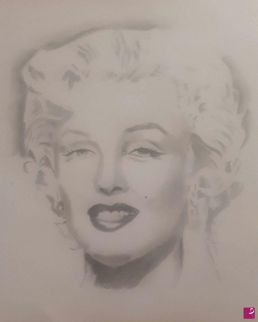 quadri in vendita online - bozza di Marilyn