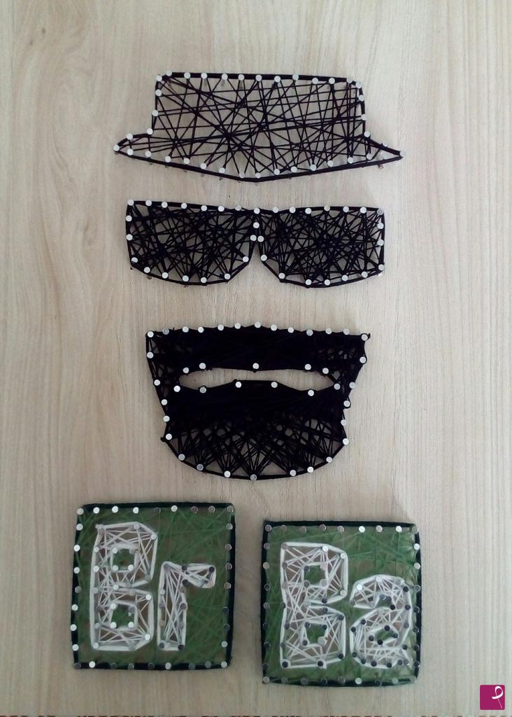quadri in vendita online - Breaking Bad String Art
