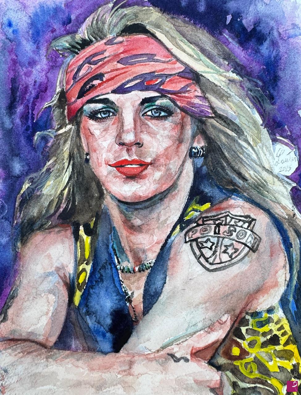 quadri in vendita online - BRET MICHAELS - POISON