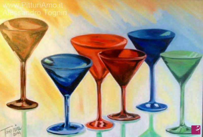 quadri in vendita online - Brindisi senza vino