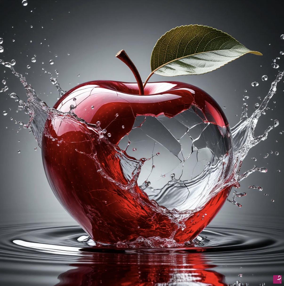 quadri in vendita online - Broken apple