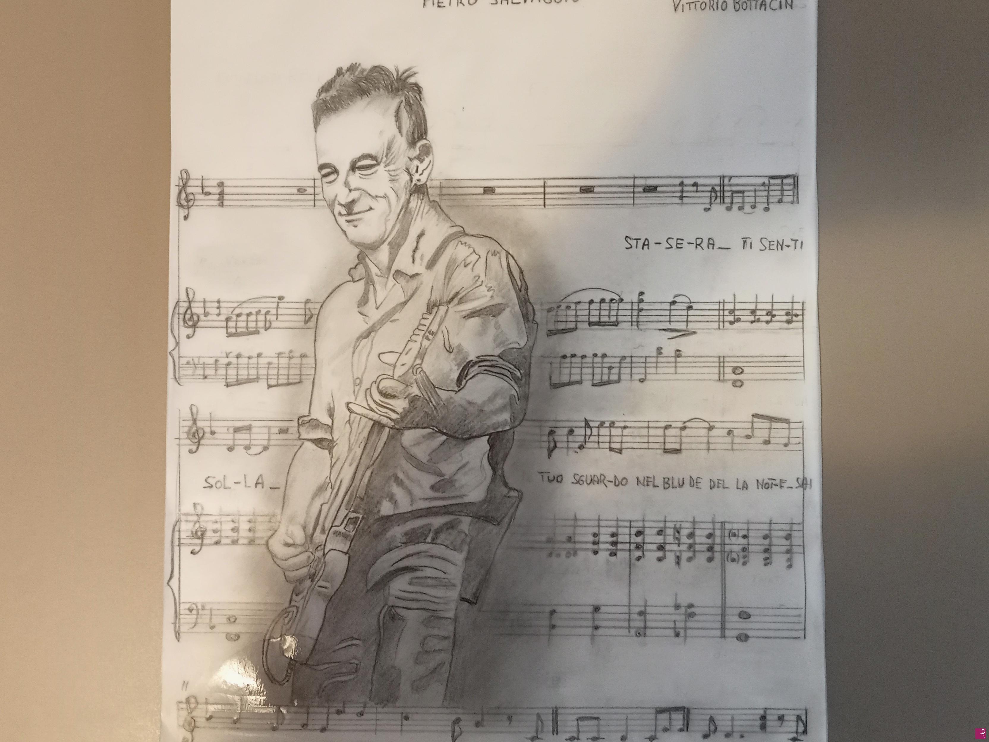quadri in vendita online - Bruce Springsteen 