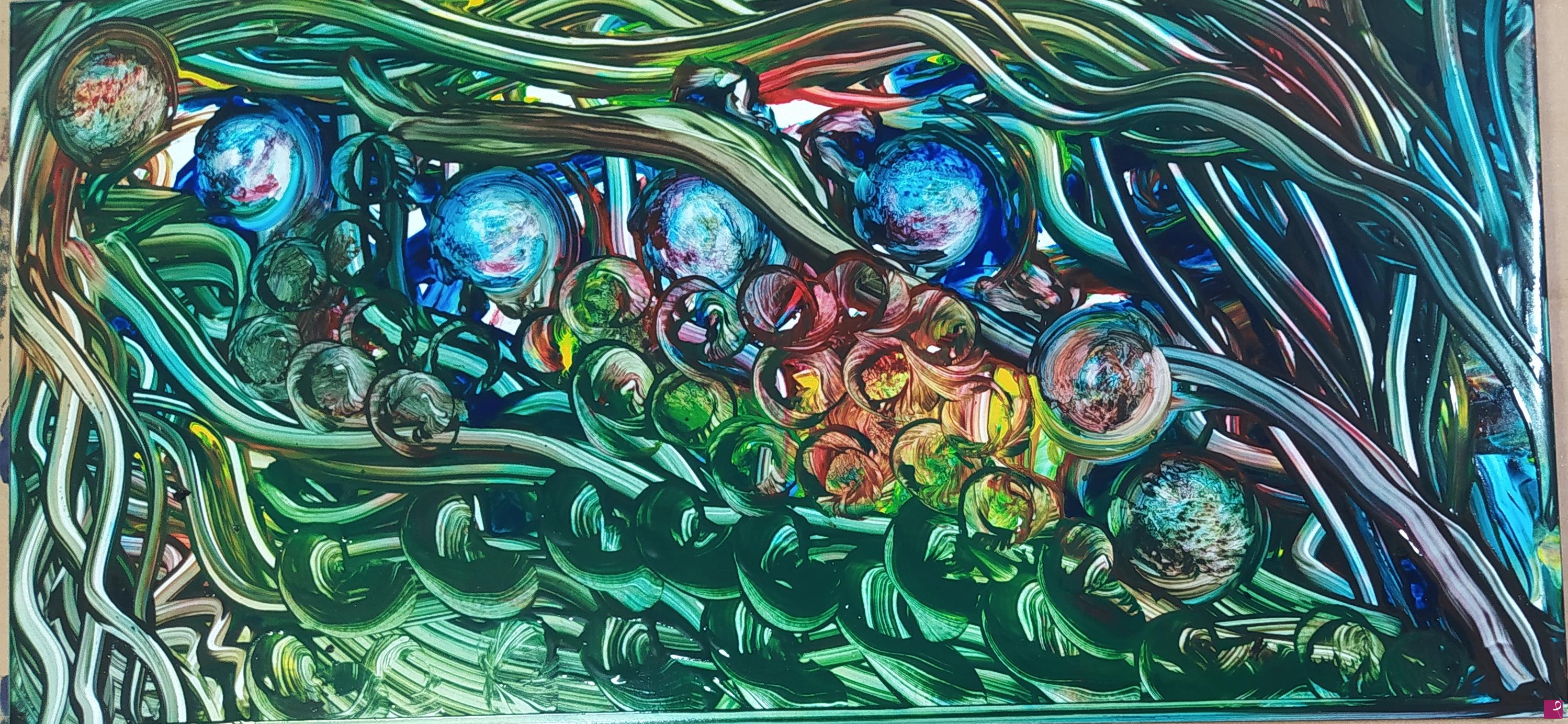 quadri in vendita online - Bubble forest1