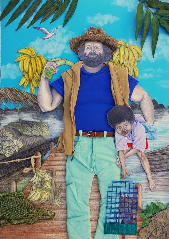 quadri in vendita online - Bud Spencer - in ( Joe Banana ) 