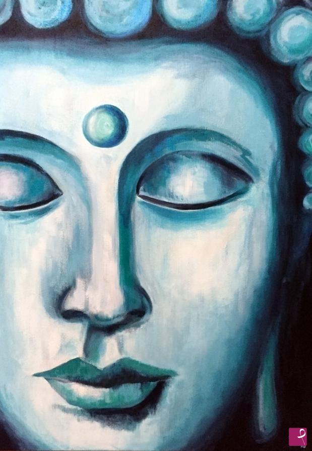 quadri in vendita online - Buddha Azzurro