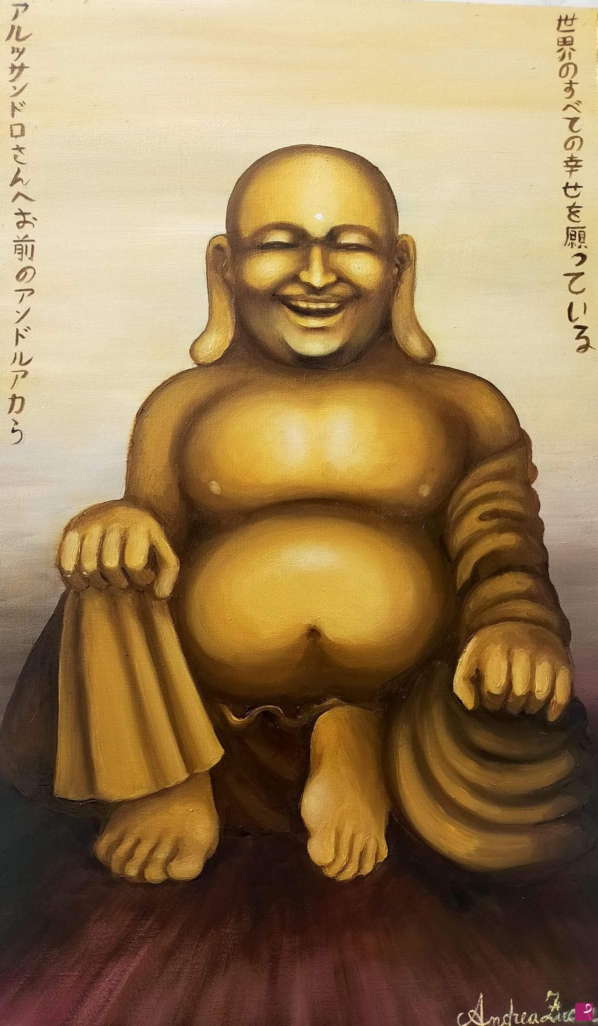 quadri in vendita online - Buddha d'oro
