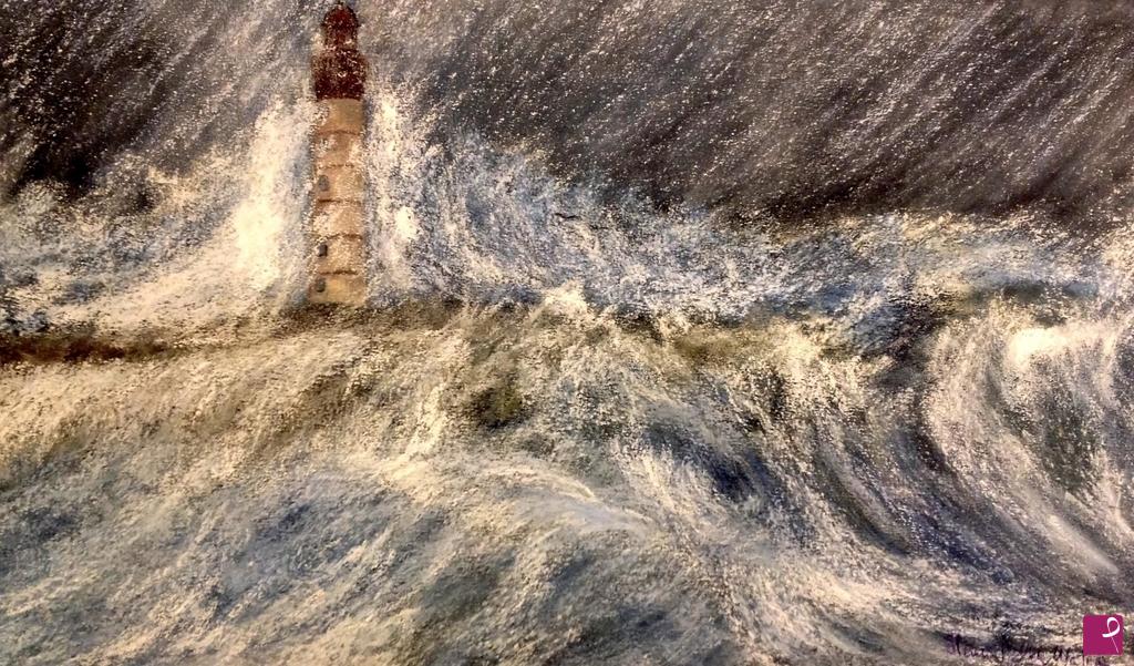 quadri in vendita online - "Bufera sul Faro" 