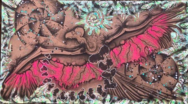 quadri in vendita online - Buitre de la guerra y tal.