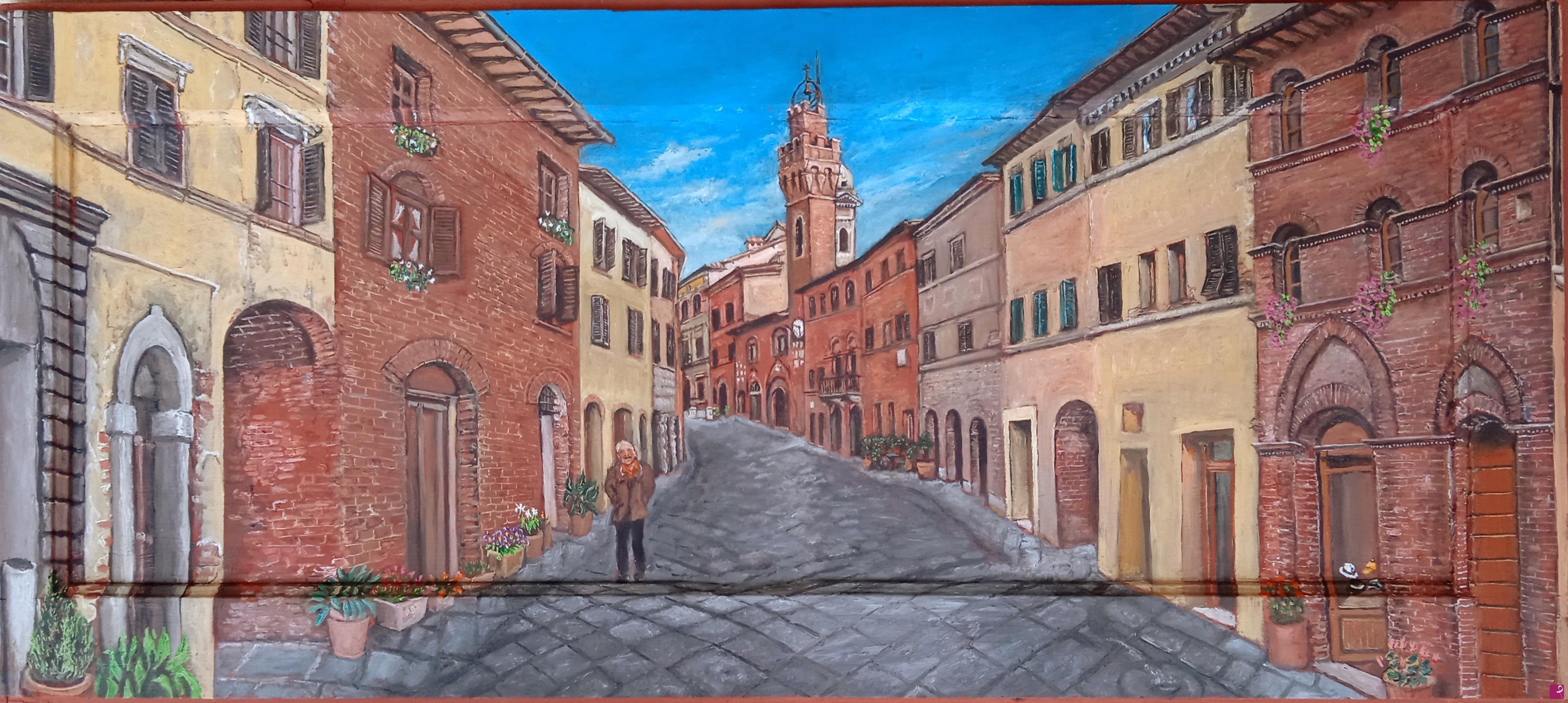quadri in vendita online - Buonconvento, Via Soccini 