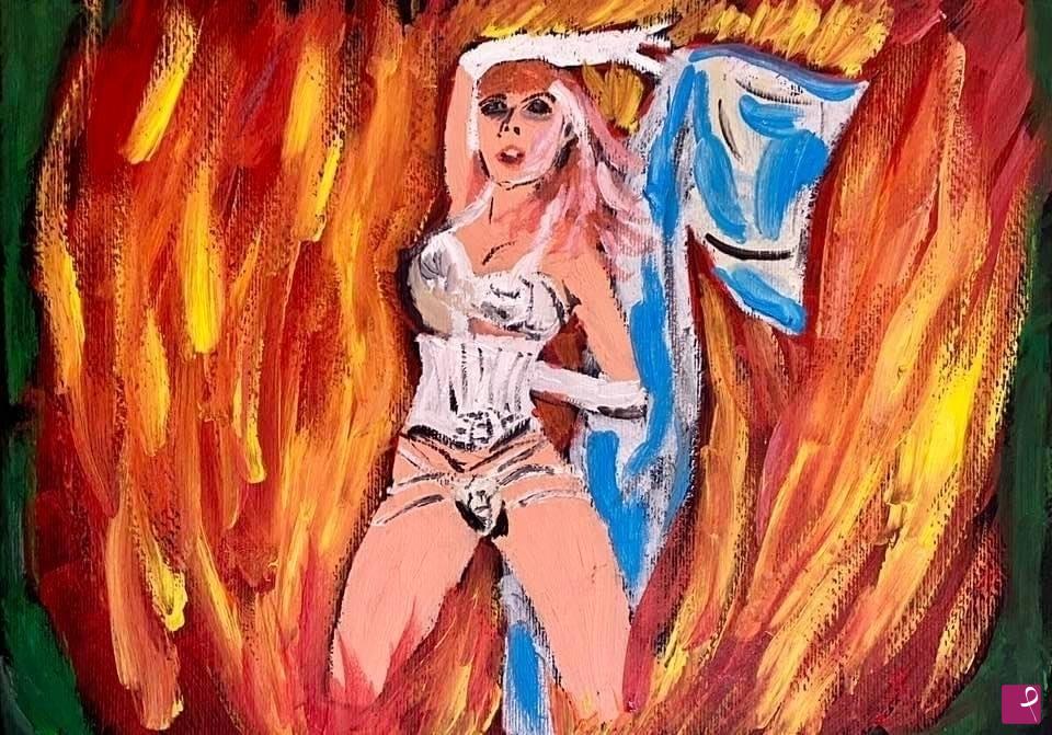quadri in vendita online - Burlesque 