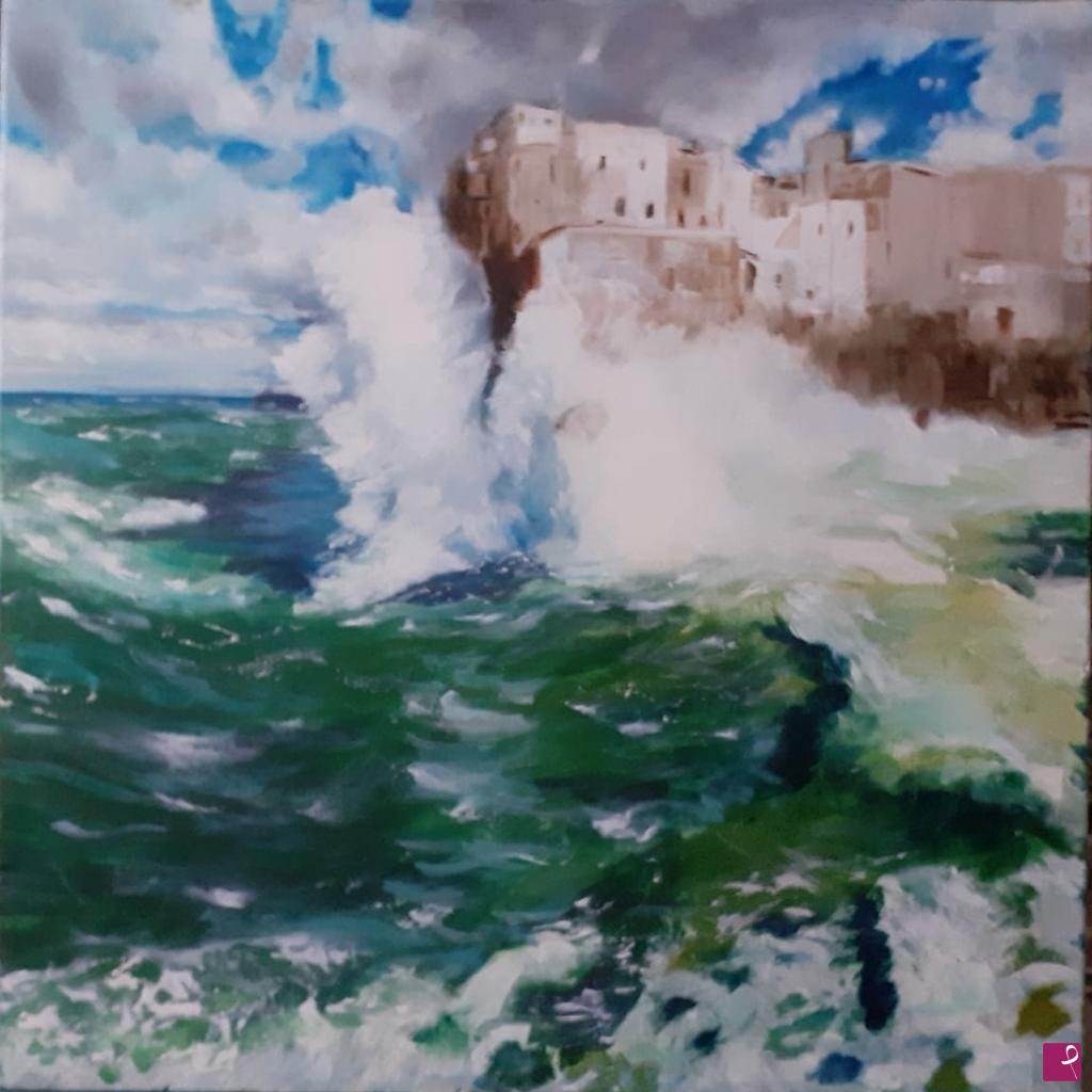 quadri in vendita online - Burrasca a POLIGNANO