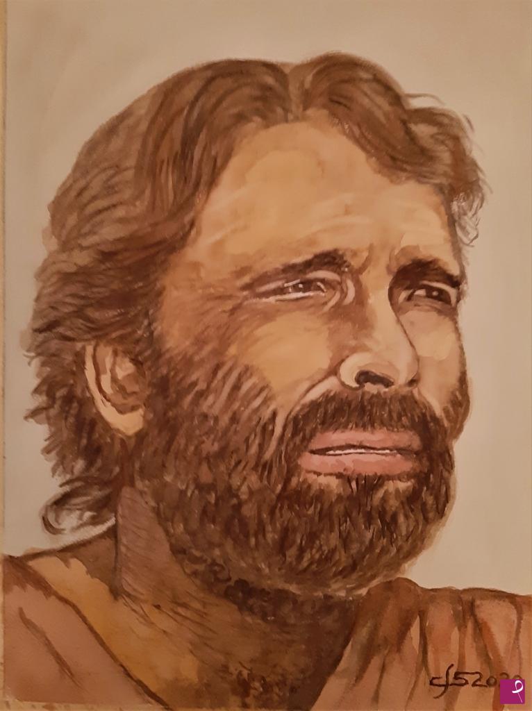 quadri in vendita online - Burt Lancaster è Mosè
