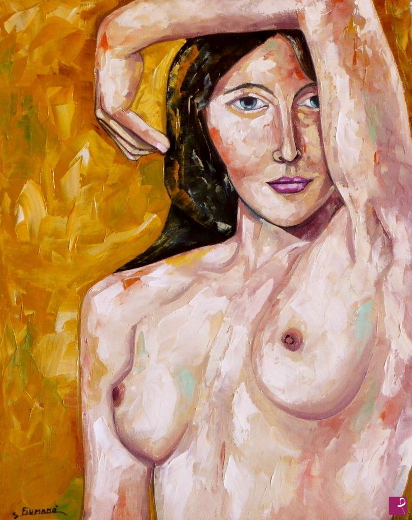 quadri in vendita online - Busto di donna.  2010