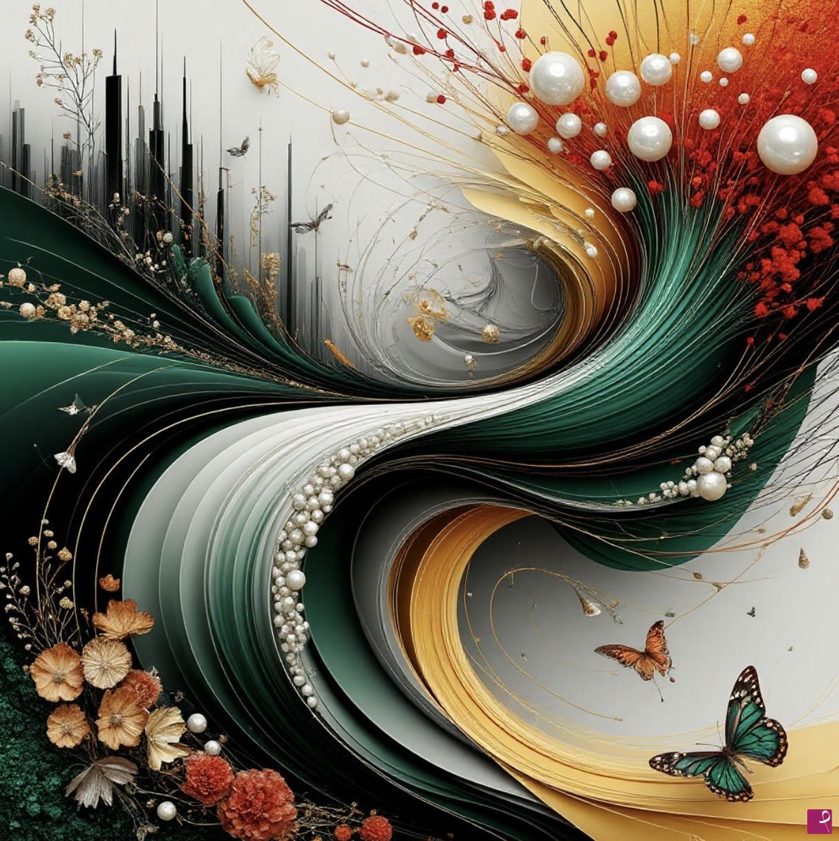 quadri in vendita online - Butterflies