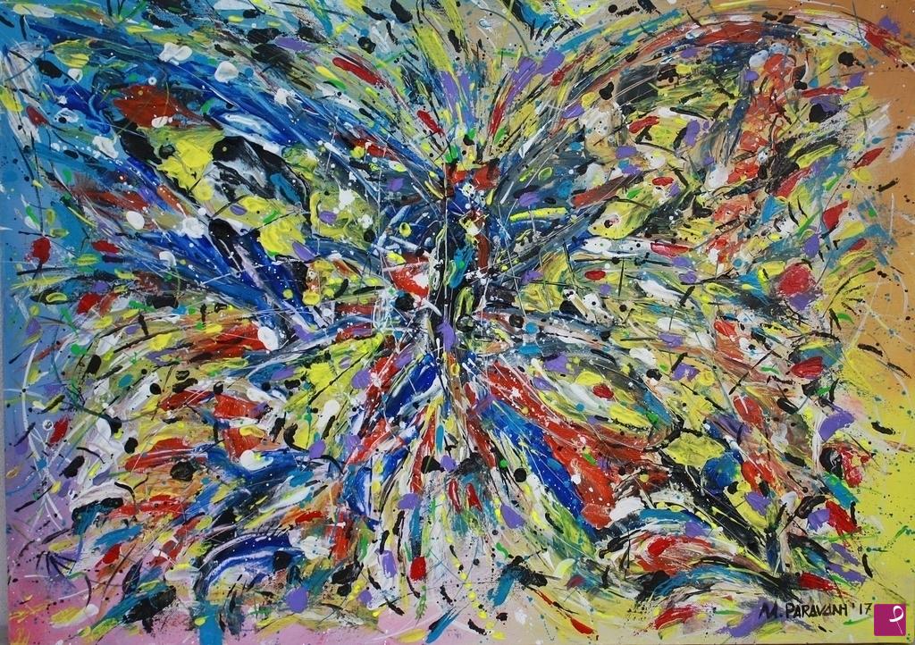quadri in vendita online - Butterfly