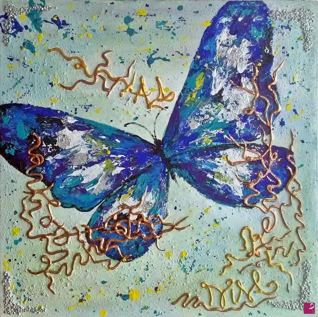 quadri in vendita online - BUTTERFLY