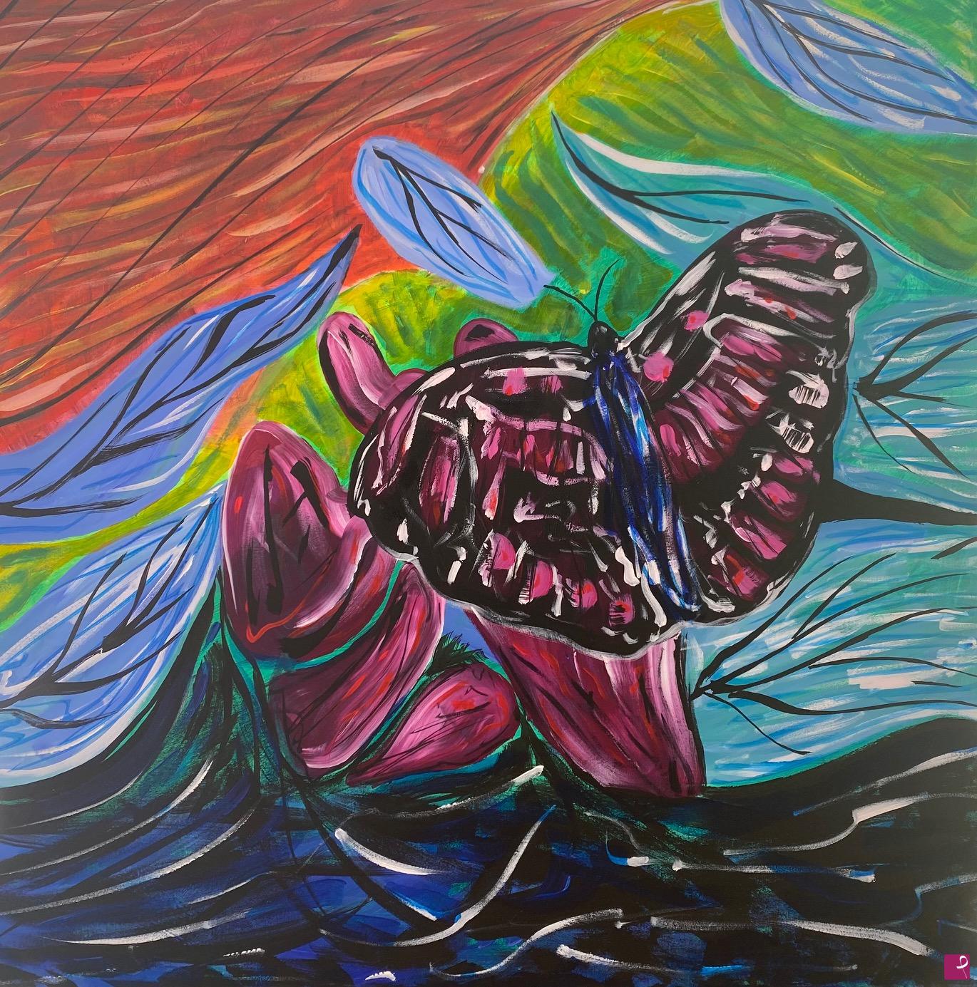 quadri in vendita online - Butterfly