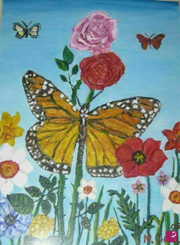 quadri in vendita online - Butterfly