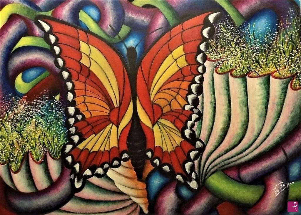 quadri in vendita online - Butterfly 