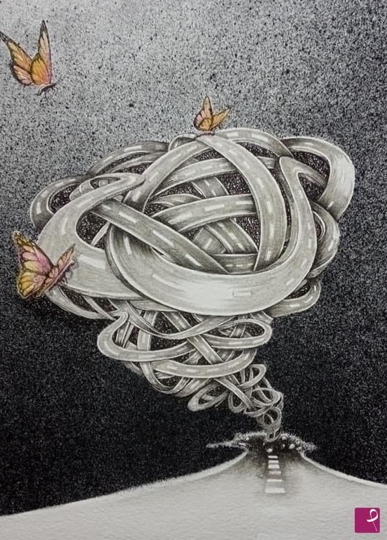 quadri in vendita online - BUTTERFLY EFFECT