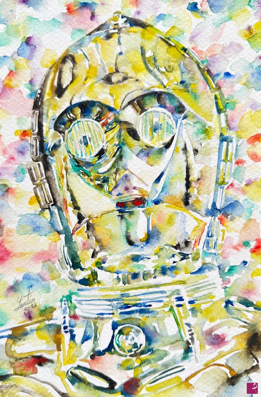 quadri in vendita online - C-3PO - STAR WARS - GUERRE STELLARI