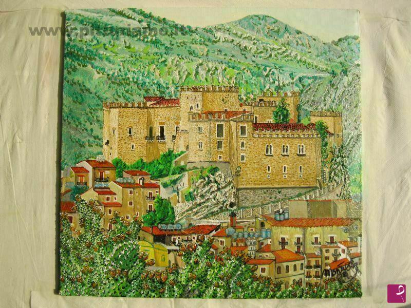 quadri in vendita online - CACCAMO (PA) E IL SUO CASTELLO