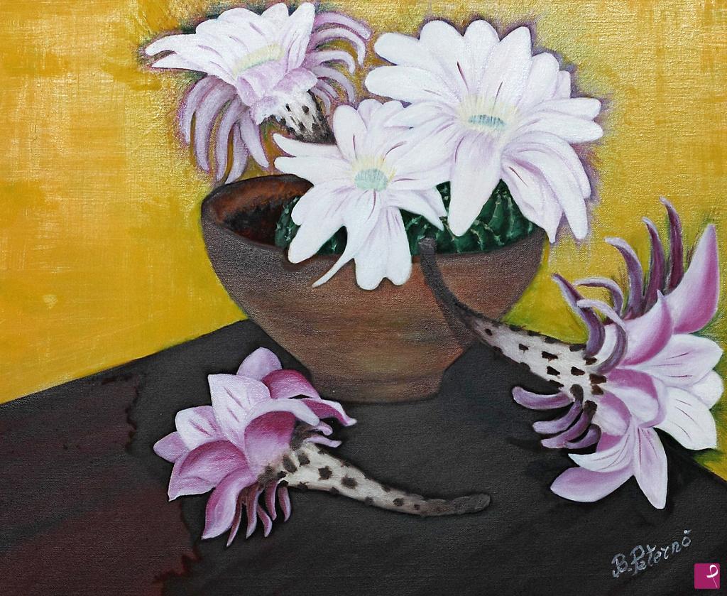 quadri in vendita online - Cactus in fiore