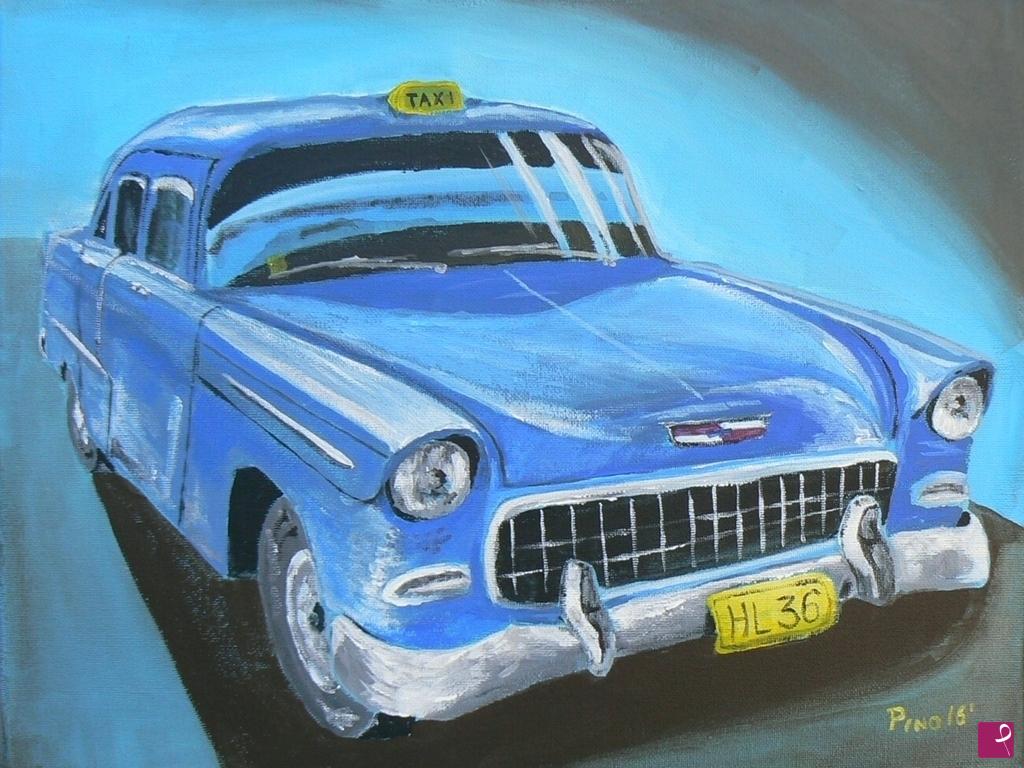 quadri in vendita online - Cadillac a Cuba