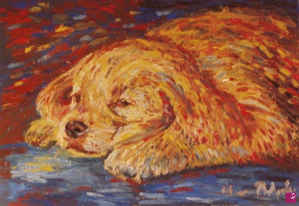 quadri in vendita online - Cagnolino