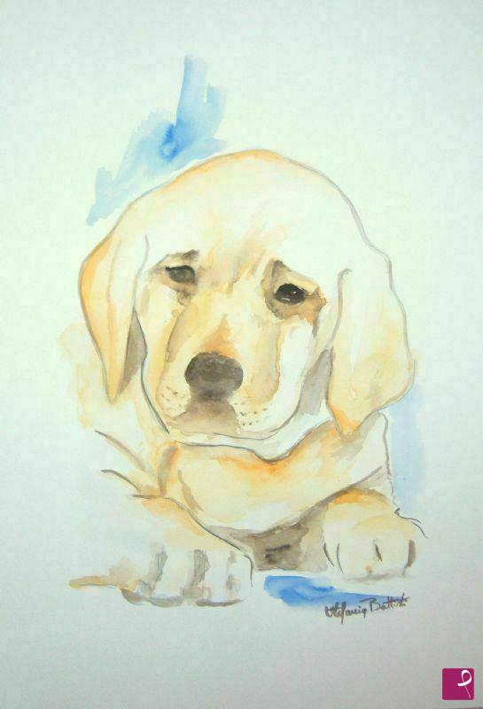 quadri in vendita online - cagnolino