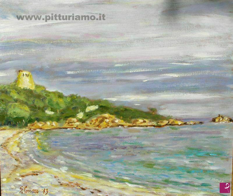 quadri in vendita online - Cala Pira - Castiadas