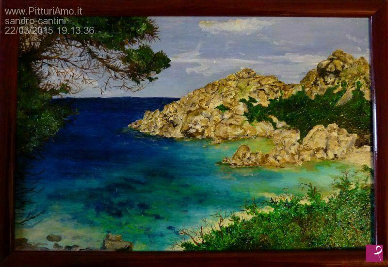 quadri in vendita online - cala spinosa - sardegna