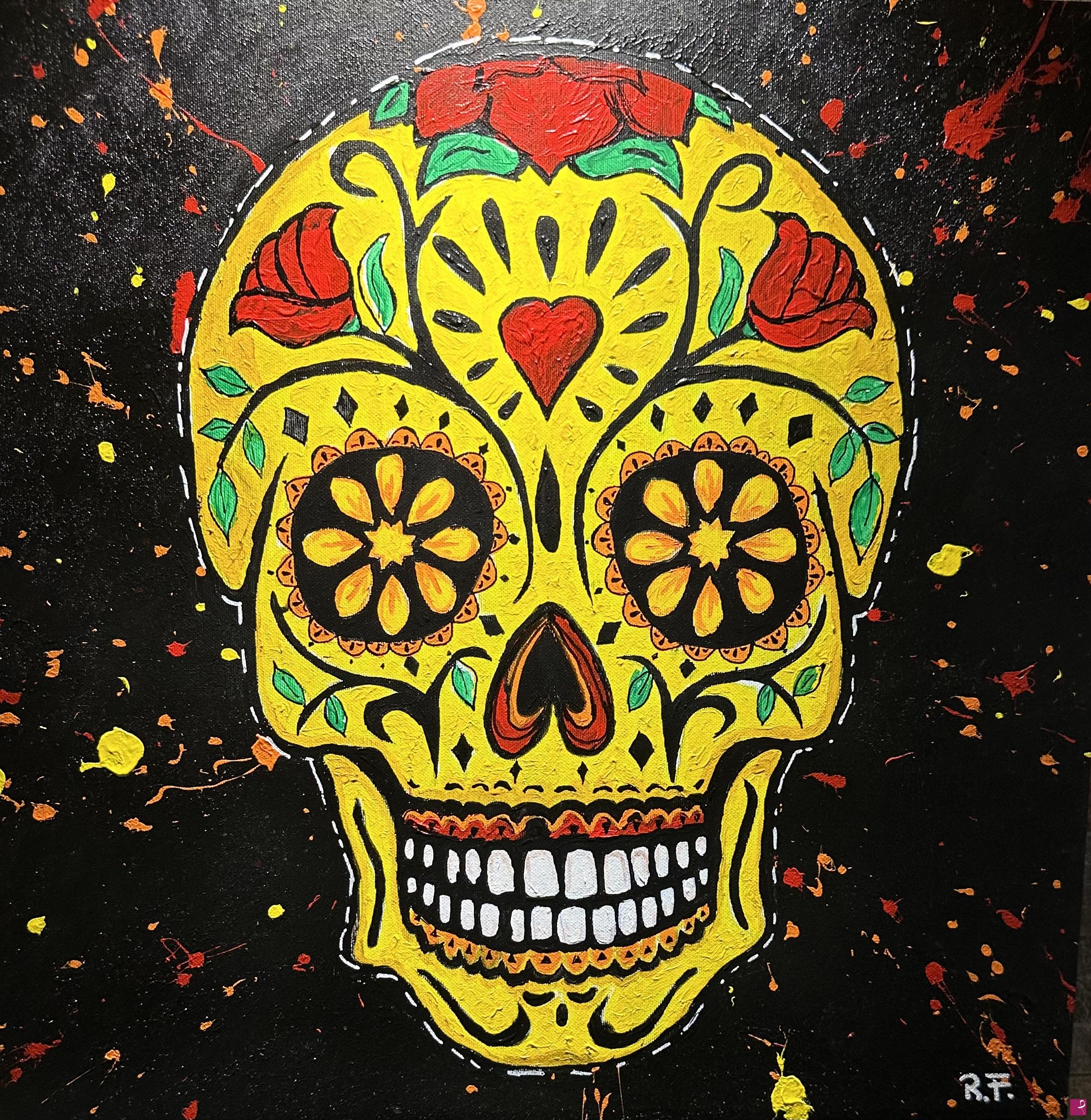 quadri in vendita online - Calavera del Azucar 