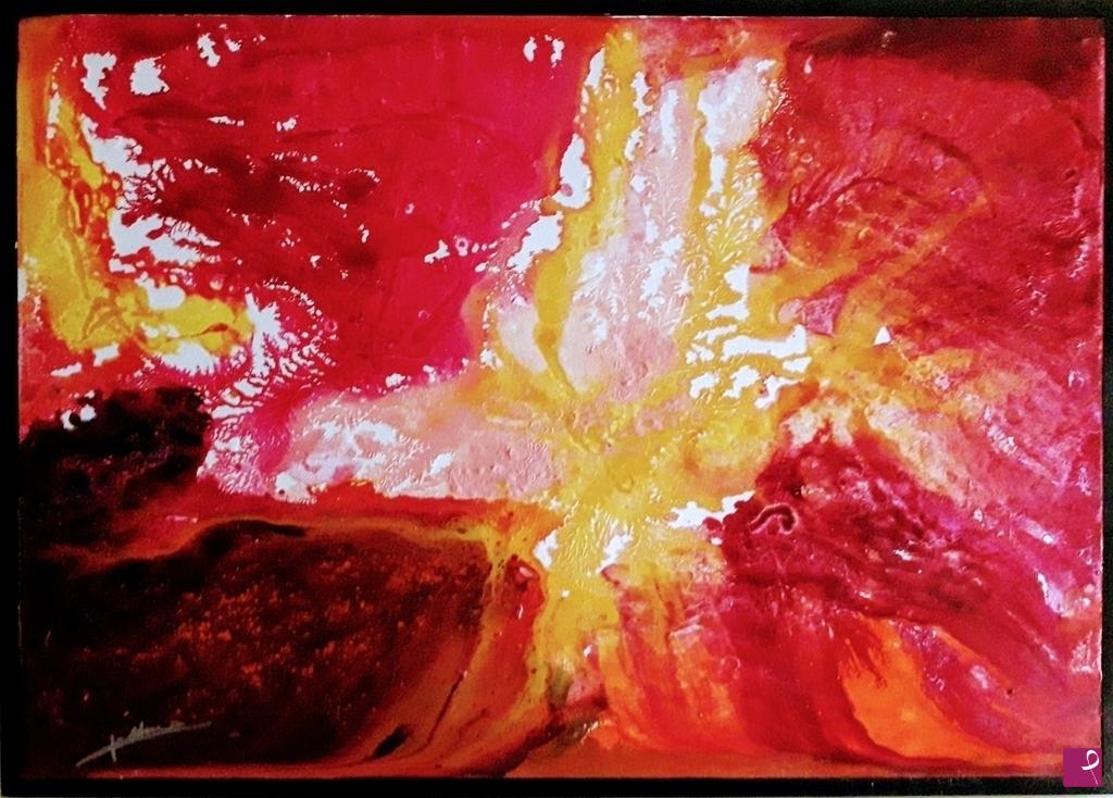 quadri in vendita online - CALDERA VULCANICA 