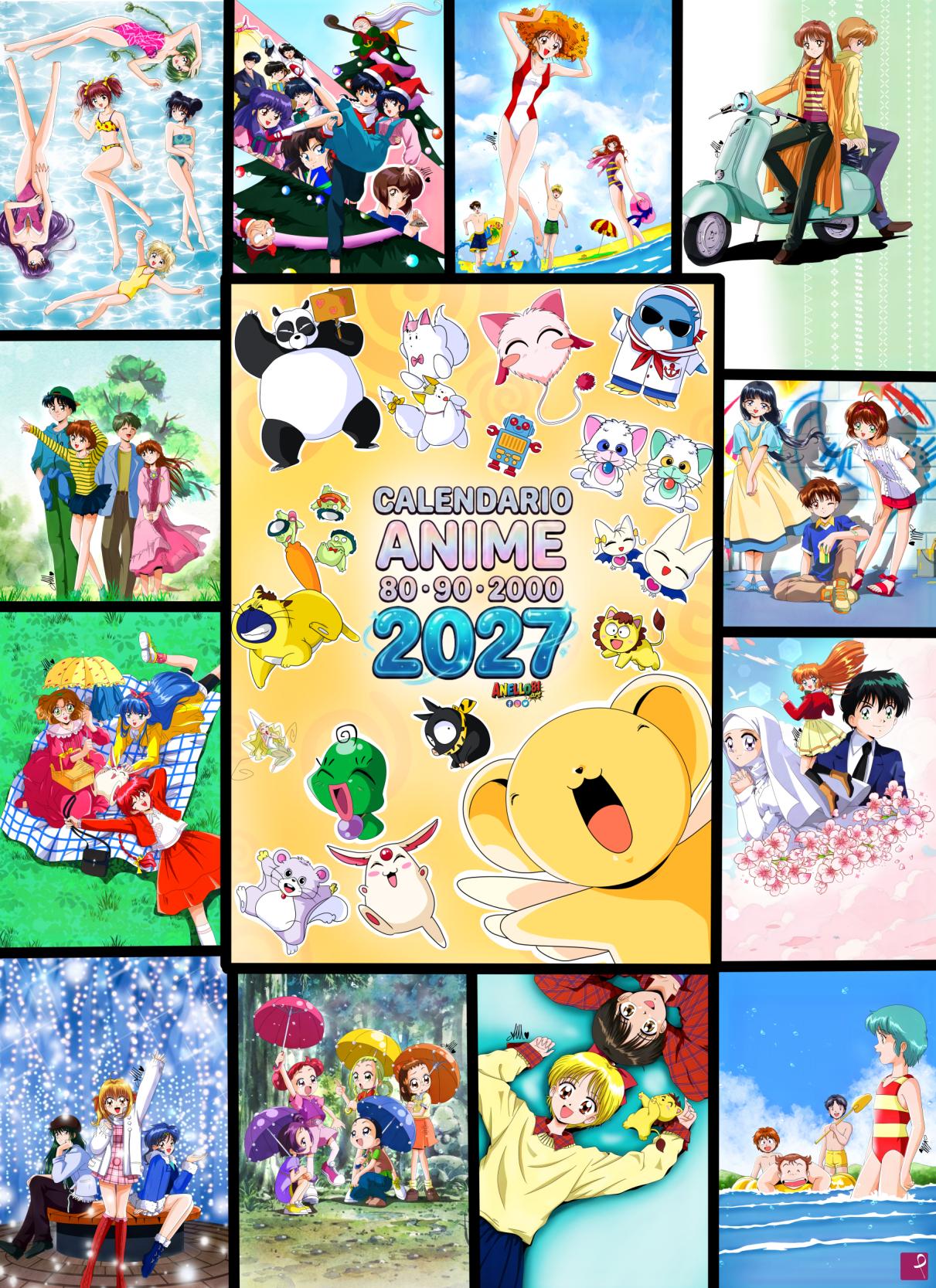 quadri in vendita online - calendario 2027 anime 80 90 2000