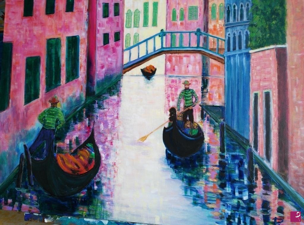 quadri in vendita online - "Calle di Venezia"
