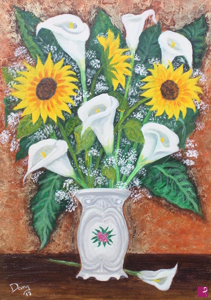 quadri in vendita online - Calle e Girasoli