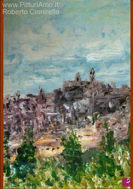 quadri in vendita online - Caltagirone panorama