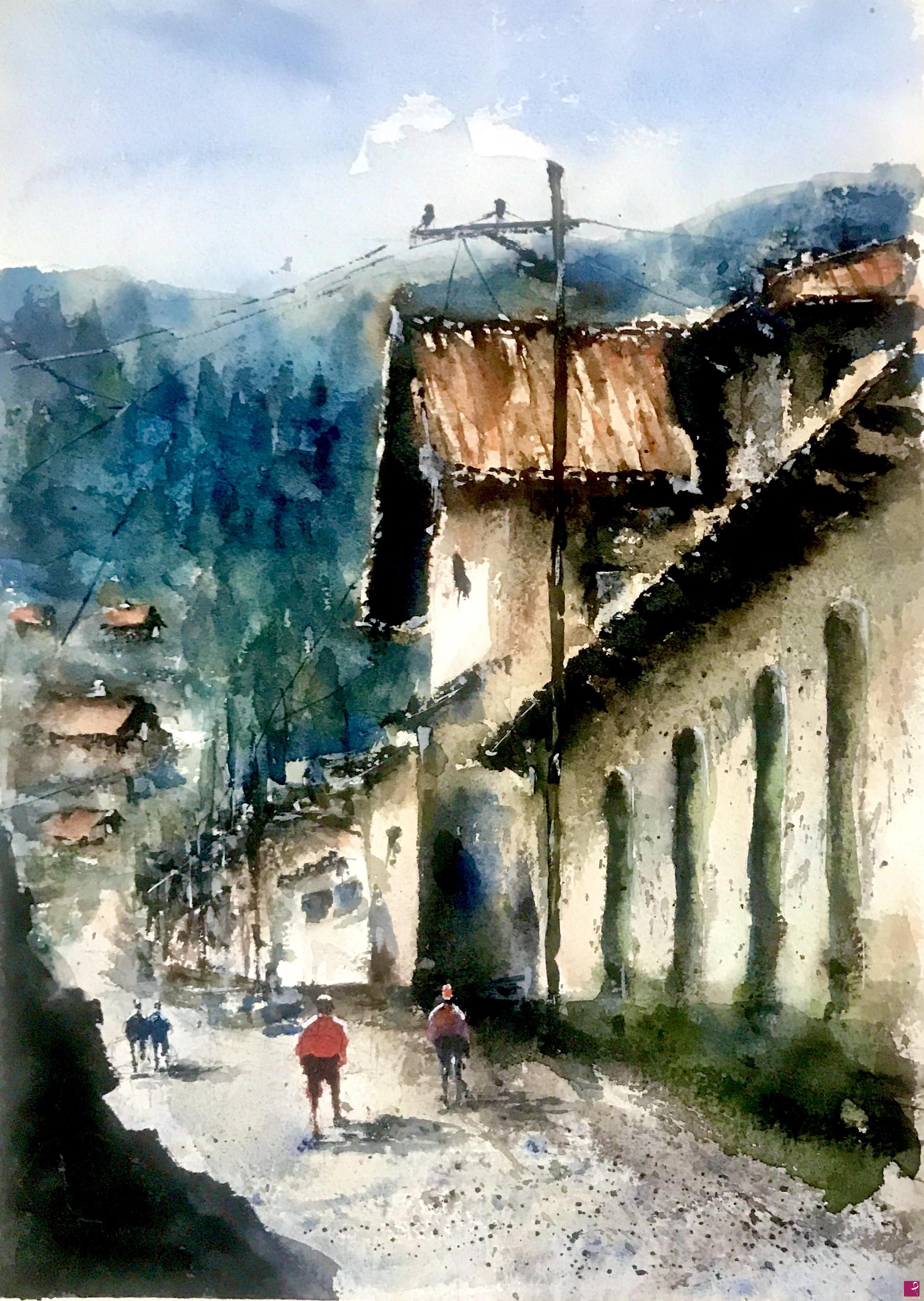quadri in vendita online - Camino pa'l monte