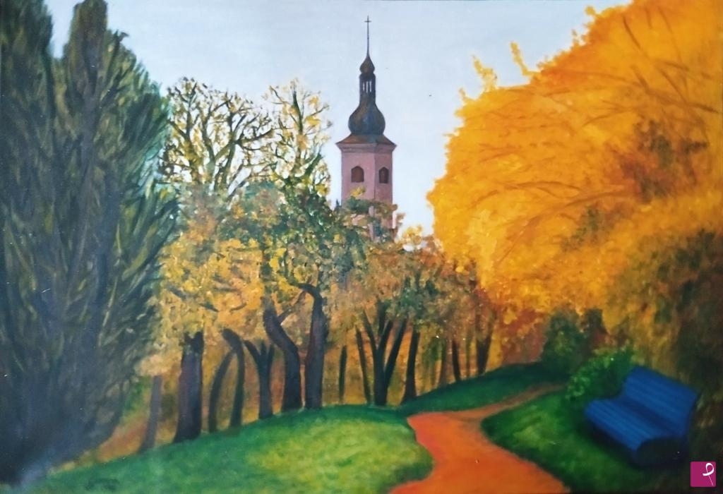 quadri in vendita online - Campanile in festa/Singing Bell Tower