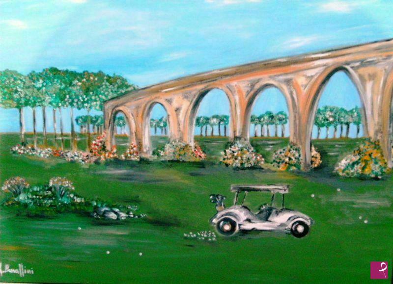 quadri in vendita online - Campo Da Golf