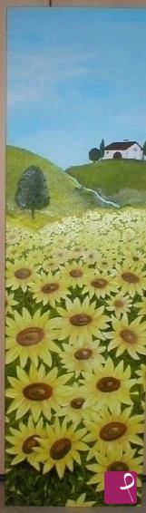 quadri in vendita online - campo di girasoli (2005)