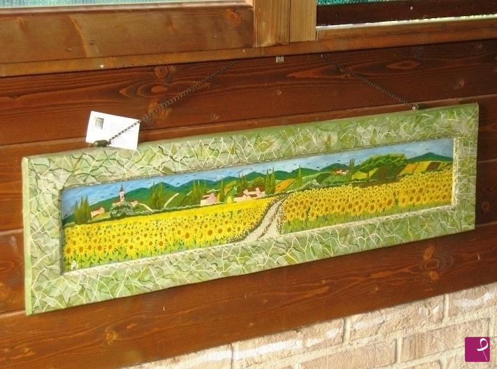 quadri in vendita online - campo di girasoli
