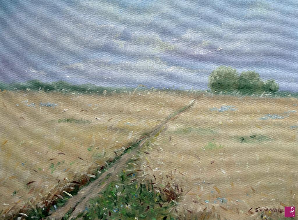 quadri in vendita online - Campo di grano