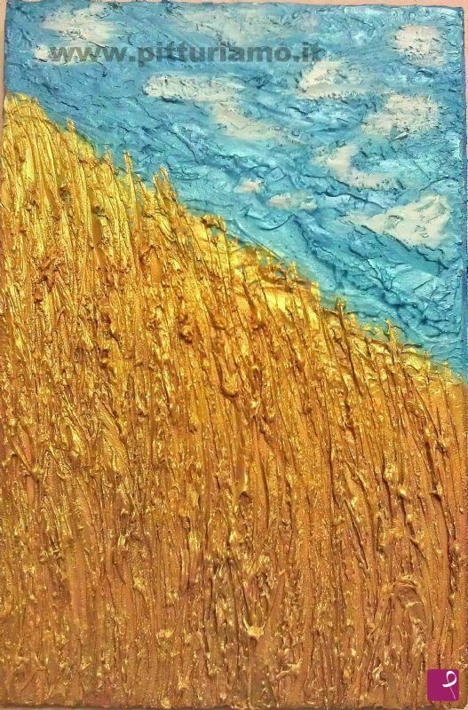 quadri in vendita online - Campo di grano
