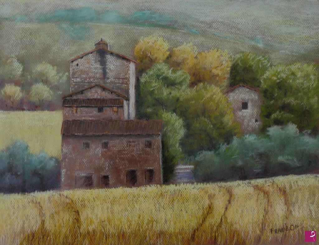 quadri in vendita online - campo di grano