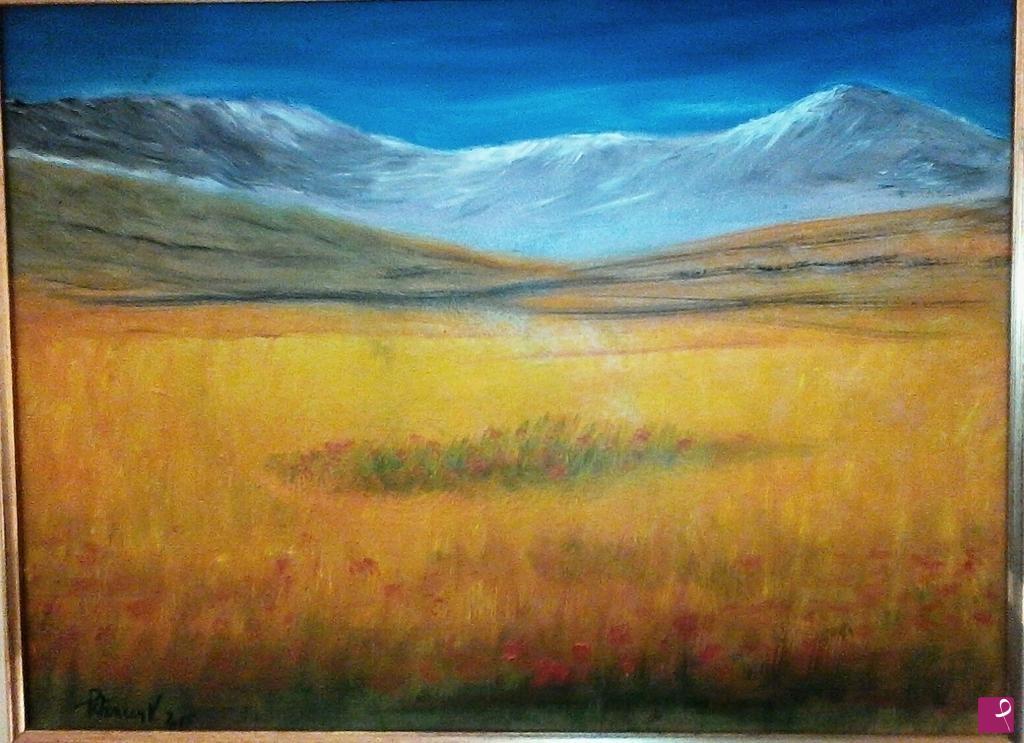 quadri in vendita online - campo di grano 