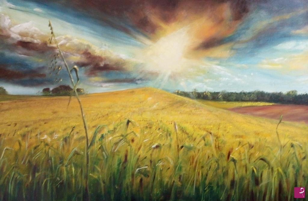 quadri in vendita online - CAMPO DI GRANO