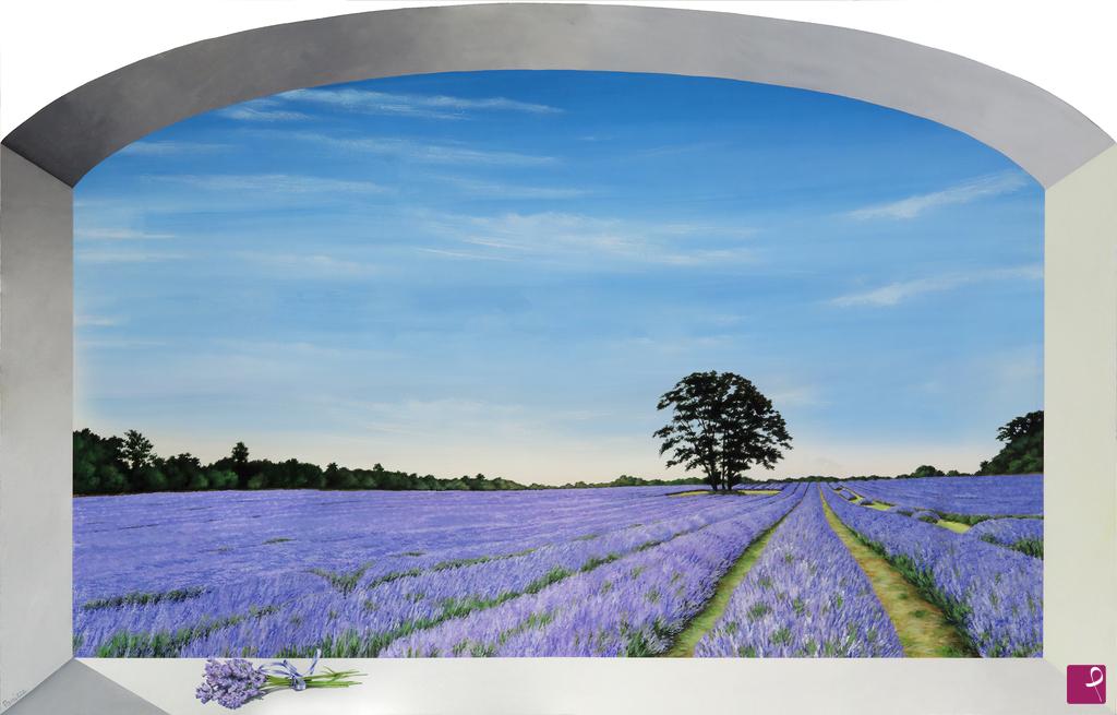 quadri in vendita online - campo di lavanda