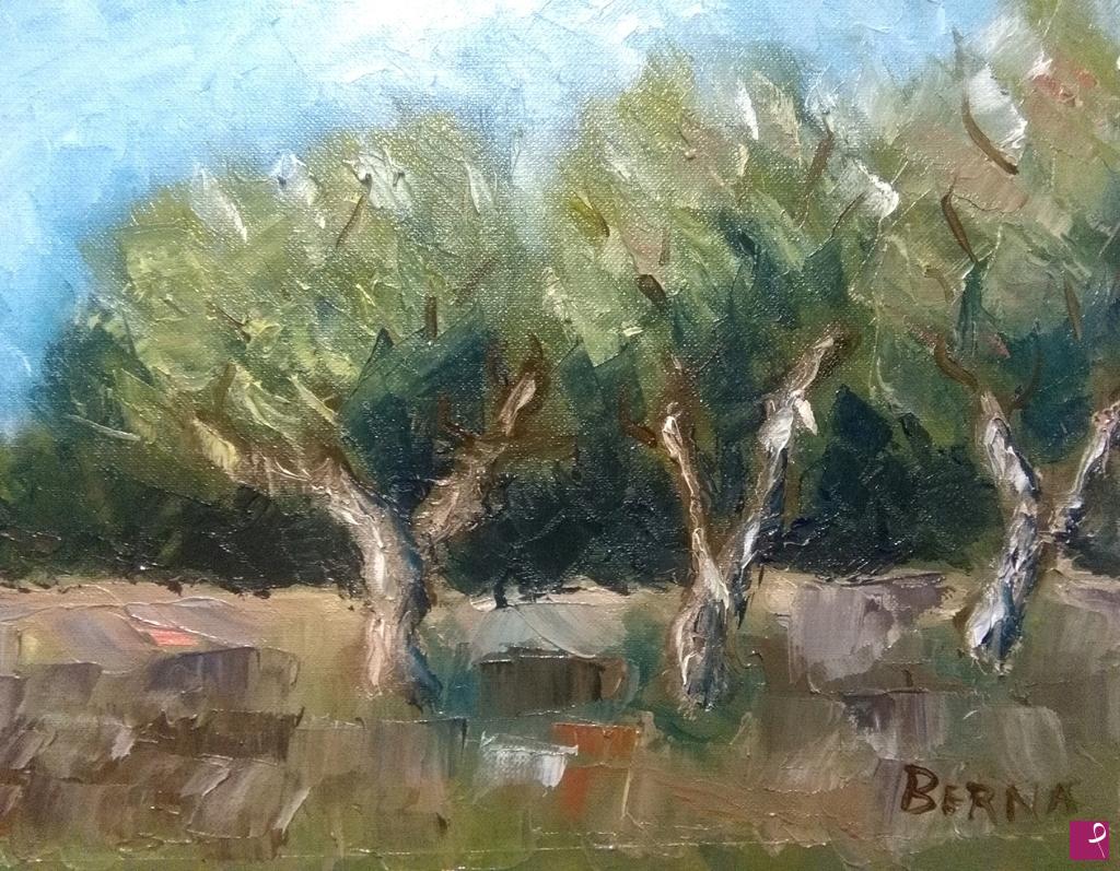 quadri in vendita online - campo di ulivi